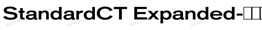 StandardCT Expanded字体转换